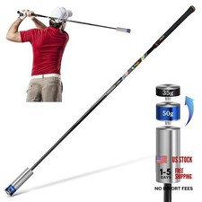 Golf Swing Trainer Aid for Indoor Practice Speed Training, Warm up Stick