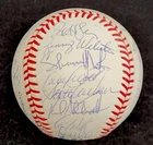 Kirby Puckett + 1992 Minnesota Twins Team Signed by 27 Hrbek Baseball JSA LOA