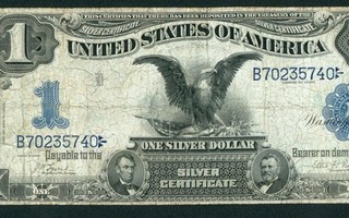 $1 1899 (( BLACK EAGLE )) Silver Certificate PAPER CURRENCY AUCTIONS