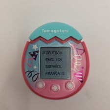 Tamagotchi Pix Party Pink Confetti 2020, rare, tested and working