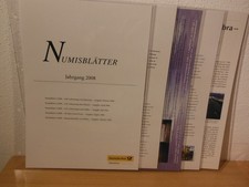 Jahresverzeichnis + Beschreibungsblätter für Numisblätter 6 Jahrgänge