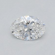 1.10 Ct Lab Grown CVD Diamond 8x6 mm Oval D Color, IF Certified Loose Diamond