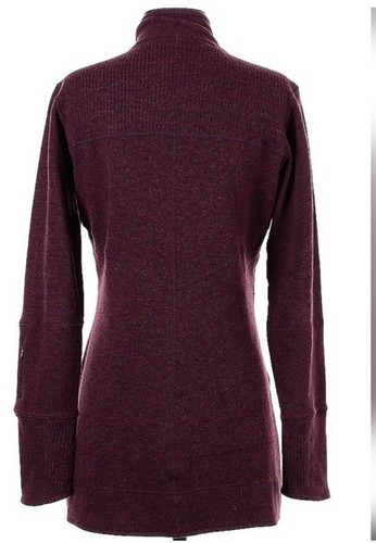 TITLE NINE Jacke/Swacket Damen Wollmischung Full Zip Lila Tunika Pullover Small - Bild 4 von 16