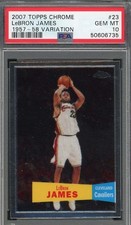 2007 Topps 1957-58 Variation Card Prices | Basketball | PSA