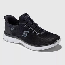 Women's Skechers Syrka Step-Ins Sneakers Black Size 7.5 New With Tags