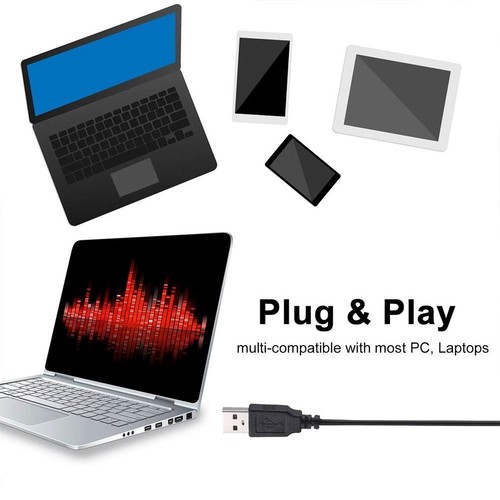 USB Computer Microphone Plug &Play Conference Computer Microphone L9X5 - Afbeelding 12 van 13