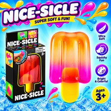 Nee Doh Nice-Sicle Super Squish Fidget Toy - Colorful Popsicle Stress Relief Toy