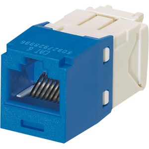 Panduit CJ688TGBU-24 Mini-Com TX6 Plus UTP RJ45 Cat6 Standard Jack Module,