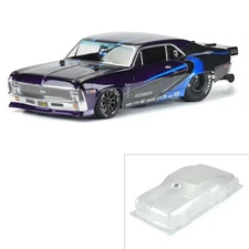 Pro-Line Racing 1969 Chevy Nova Clear Body 22S/Slash 2 Wheel Drive Drag Car