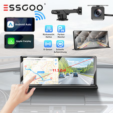 Dashcam Auto 11,3'' 4K Portatile Carplay Android con Bluetooth G-senor Autoradio