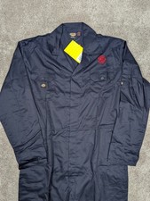 Dickies Redhawk Work Wear Coverall Overalls Boiler Suit  Stud Economy Mens XL