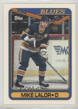 1990-91 Topps Tiffany Mike Lalor #341 t4m