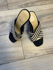 Nine West Woman's Dress Sandals Novela Wedge Sandal Size 8 1/2M