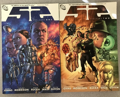 Fifty Two 52 Volume 1 and 2 DC Comics - Johns,  Morrison, Rucka, Waid, Giffen