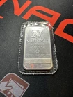 Vintage 1 Troy Oz .999 Fine Silver Bar National Refiners Ounce Rare (A)