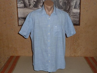 Men camel active shirt blue cotton 42/XL/50