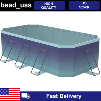 3m Foldable Rectangular Swimming Pool Above Ground Pool Adult & Kid Pool Outdoor