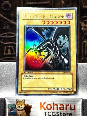 Yugioh Red-Eyes B. Dragon LOB-070 The Legend of Blue Eyes 1st Edition 【NM】