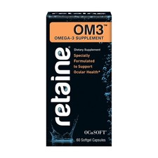 OCuSOFT Retaine OM3 Omega 3 Supplement 60 Soft Gel Capsules