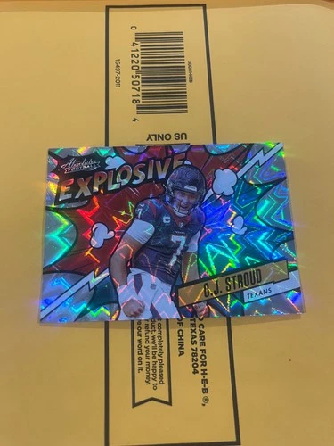 New Listing2024 absolute cj stroud explosive case hit TEXANS
