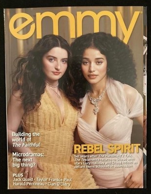 EMMY MAGAZINE THE TESTAMENTS LUCY HALLIDAY CHASE INFINITI 2026
