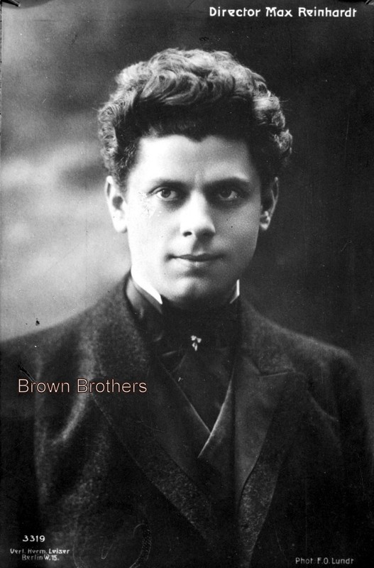 1900s Renown Film & Theatre Director Max Reinhardt Film Photo Negative