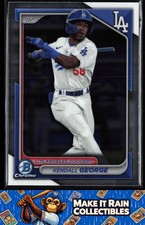 Kendall George 2024 Bowman Chrome Prospects #BCP-58 Los Angeles Dodgers Prospect