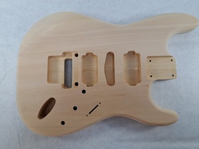 Basswood HSH guitar body - fits Fender Strat Stratocaster neck Floyd Rose - P077