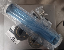 PrimoChill CTR Compression Tube Reservoir System Phase 2 - 360mm UV Blue Opened