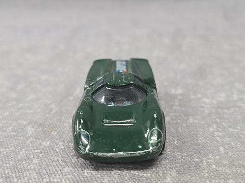 Vintage 1968 Hot Wheels Redline smalto verde Lola GT70 US originale Gijoe Redlines - Foto 2 di 8
