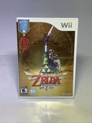 The Legend of Zelda: Skyward Sword (Nintendo Wii, 2011) Complete w/ Music CD