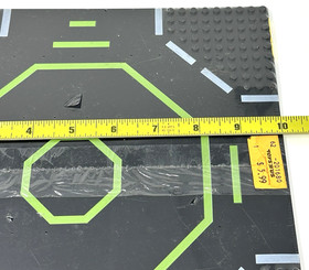 1991 LEGO 6710 Pair / 2  Space Landing Pad Baseplates Black New in Package +Wear