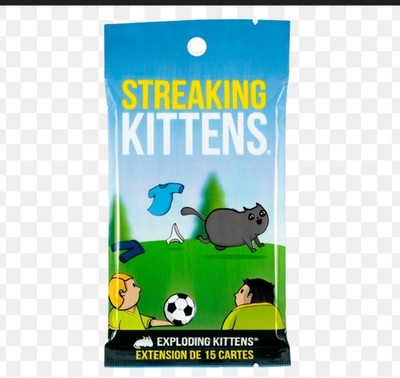 Streaking Kittens Exploding Kittens  - 15 Card - Second Expansion Pack Game NEW!