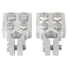 Car Audio 4 Spot Flat Multi Connection Battery Terminals For SAE Top Post Style