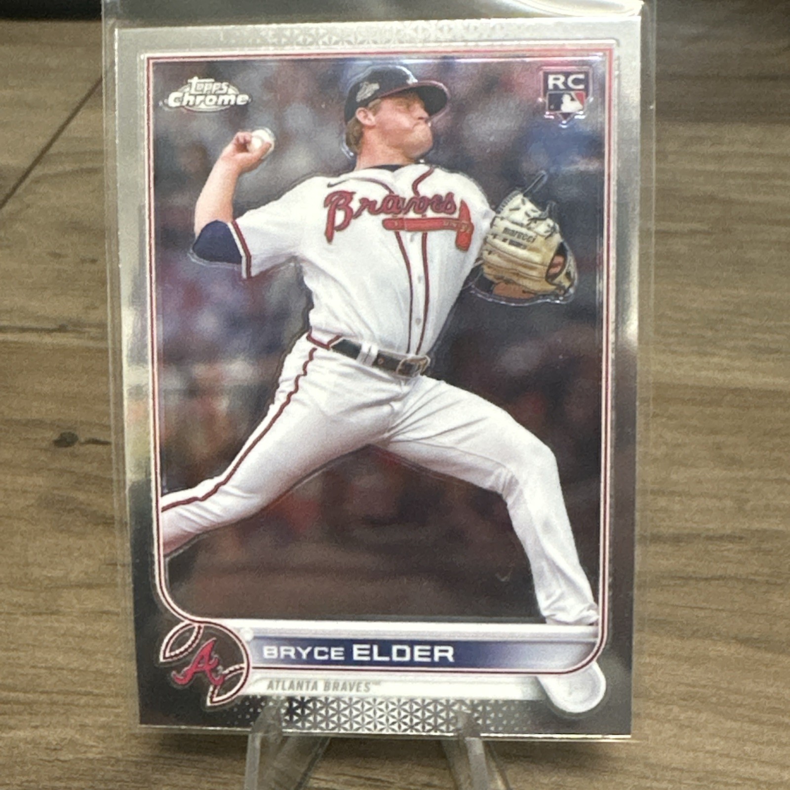 2022 Topps Chrome Update Series Bryce Elder True Rookie Card #USC37 SP RC Braves