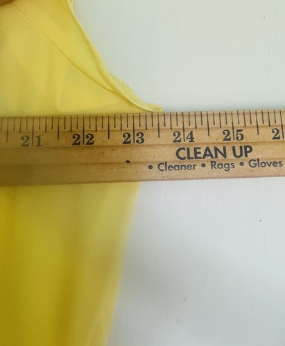 Sioni Womens Blouse Shirt XL Lightweight V-Neck Yellow Short Sleeves - Picture 6 of 6