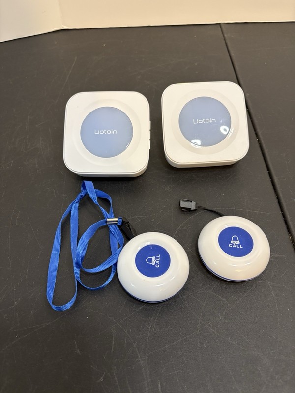 Liotoin Wireless Plug In Door Bell Call Buttons Work