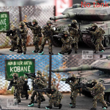 Handmade 1/72 Modern German Army Special Operations Group 7Person Finished Model