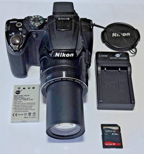 Nikon Coolpix P500 fotocamera bridge zoom 36x Inc, scheda SD da 2 Gb e caricatore