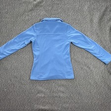 Columbia Fast Trek II Sky Blue Fleece Full Zip Jacket Womens Small Active Fit