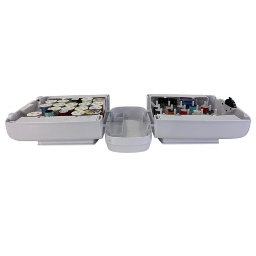 Singer Sew Essentials White Sewing Machine Chest Storage System Portable Box - Picture 4 of 10