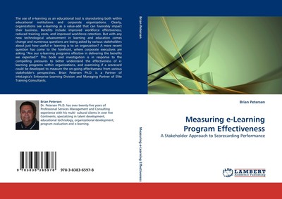 Measuring e-Learning Program Effectiveness Brian Petersen