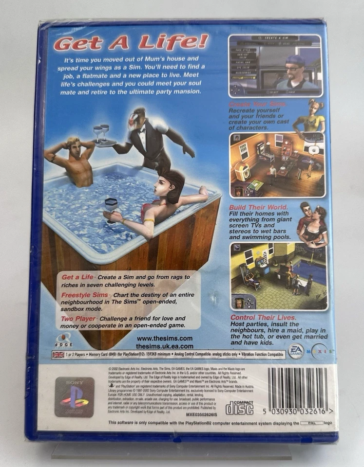 PS2 The Sims, New And Factory Sealed - Image 2 of 4