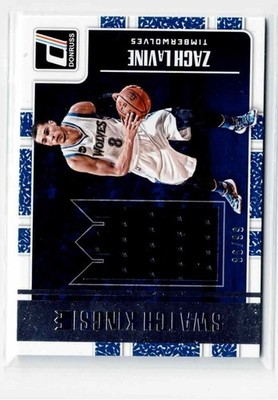 2016-17 Donruss Jersey Swatch Kings ZACH LAVINE /99