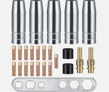 25x MIG Welding Contact Tips 0.8mm MB15 15AK Copper Wire Torch Tips