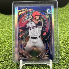 DYLAN CREWS 2024 Bowman Chrome Prospect Power-Up #PP-10 Washington Nationals