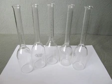 Lot of five Kimble Chase KIMAX Babcock Bottles 50%