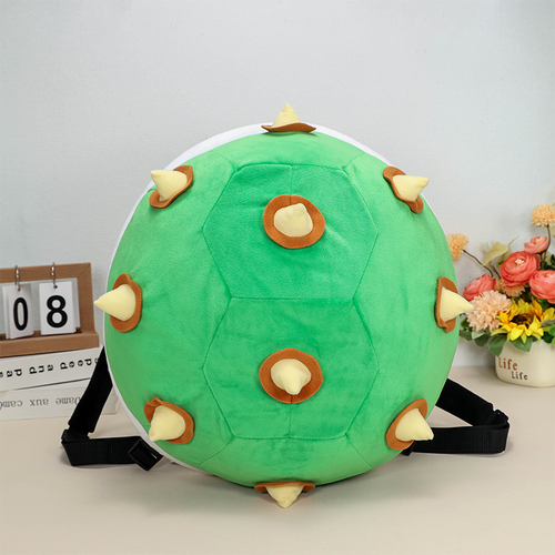40cm Super Mario Bros Plush Bowser Koopa Backpack Shell Stuffed Toy Soft Doll - Picture 2 of 6
