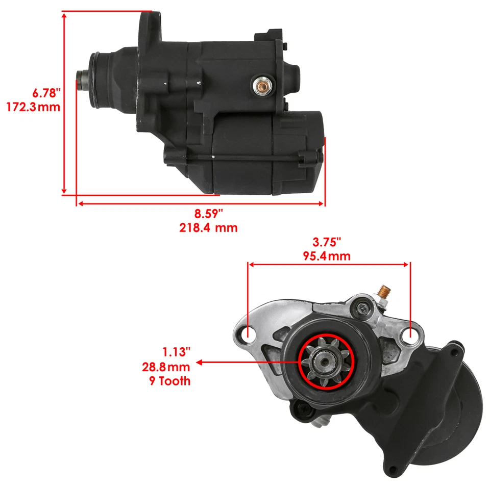 Starter For Harley Davidson Softail Cross Bones FLSTSB 1584cc 2008-2011 - Image 2 of 4