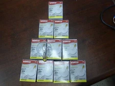10 TEN SATCO 25 watt Light Bulbs Fits Full Size Scentsy Warmers candelabra